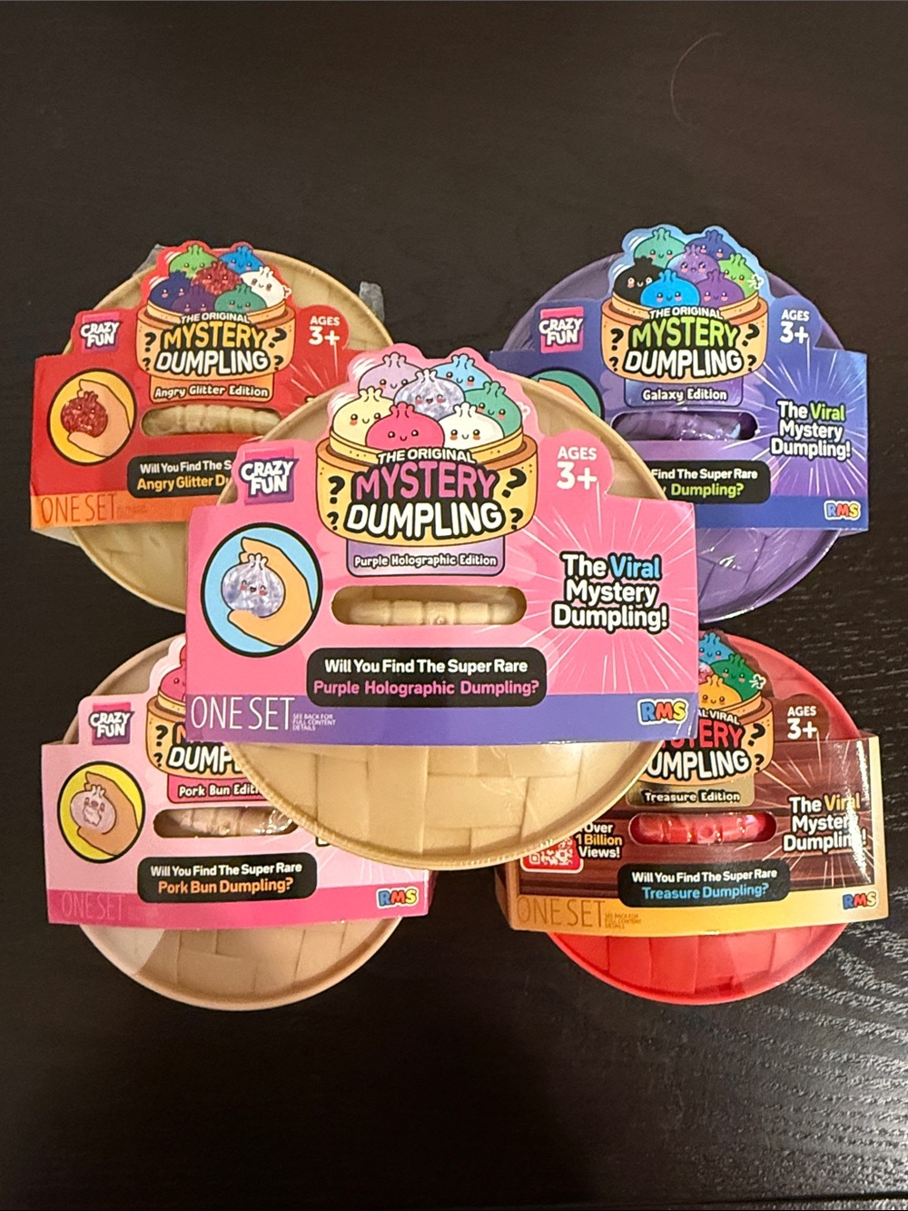 RMS The Original Mystery Dumpling Lot Of 5